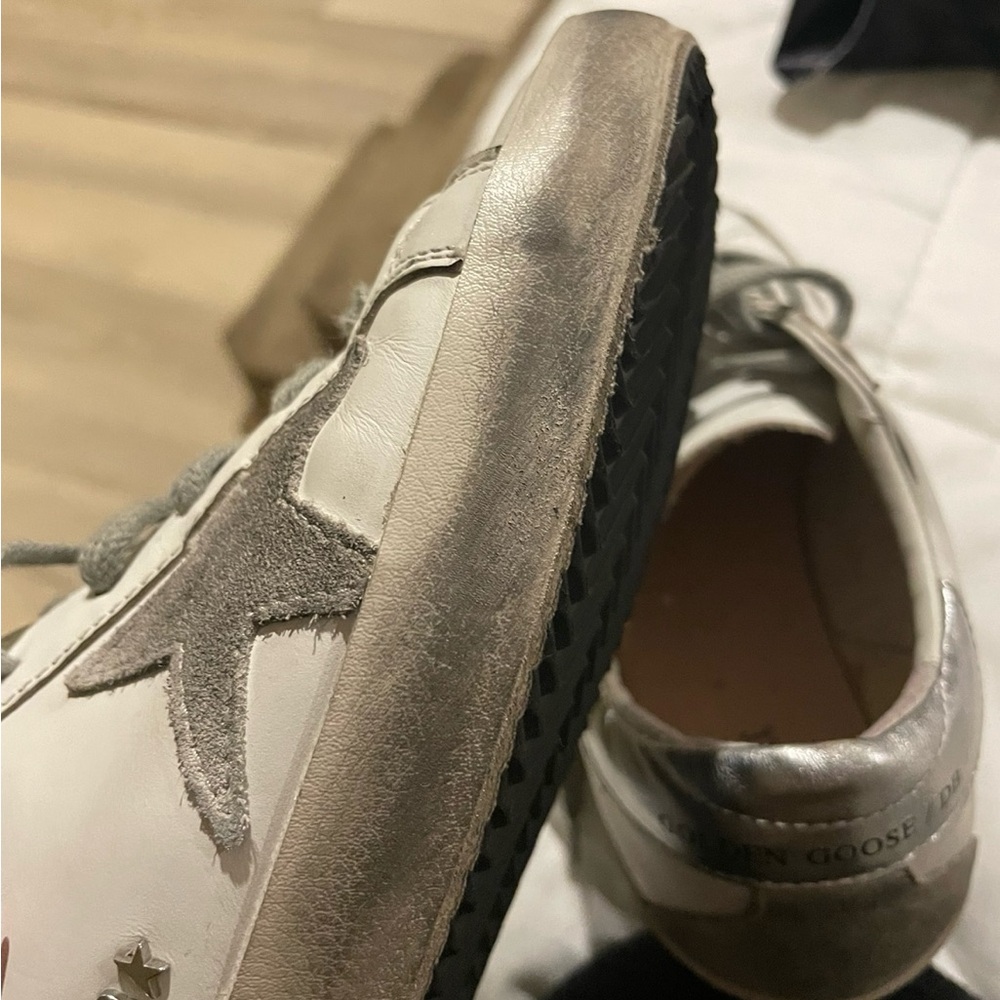 COPY - Golden goose women’s 7.5/8m w suede star and metal lettering. EUC! - Picture 8 of 8